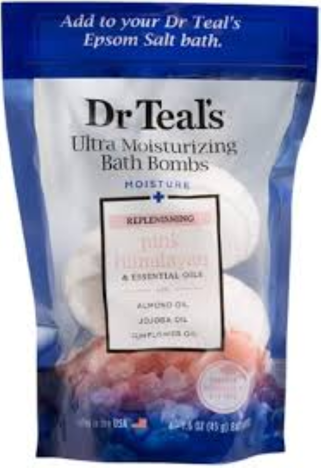 DR TEALS BATH BOMBS PINK HIMALAYAN 45G